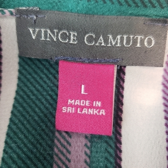 VINCE Camuto Vineyard Stripe Button-up Shirt - Picture 10 of 11